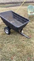 Pull Type Lawn Cart With Dump Bed
