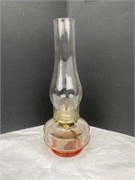 Antique Danbury Eagle Glass Oil Lamp