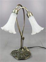 Two Arm Lily Pad Lamp