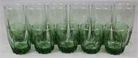 Anchor Hocking "Central Park" Glassware / 11 pc