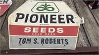 Pioneer Sign 36" W x 33 1/2” T Embossed Has Sign