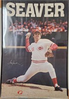 Large Signed VTG Tom Seaver Poster