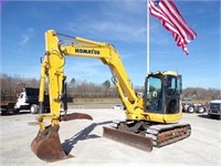 2014 KOMATSU PC88MR-10 MINI EXCAVATOR