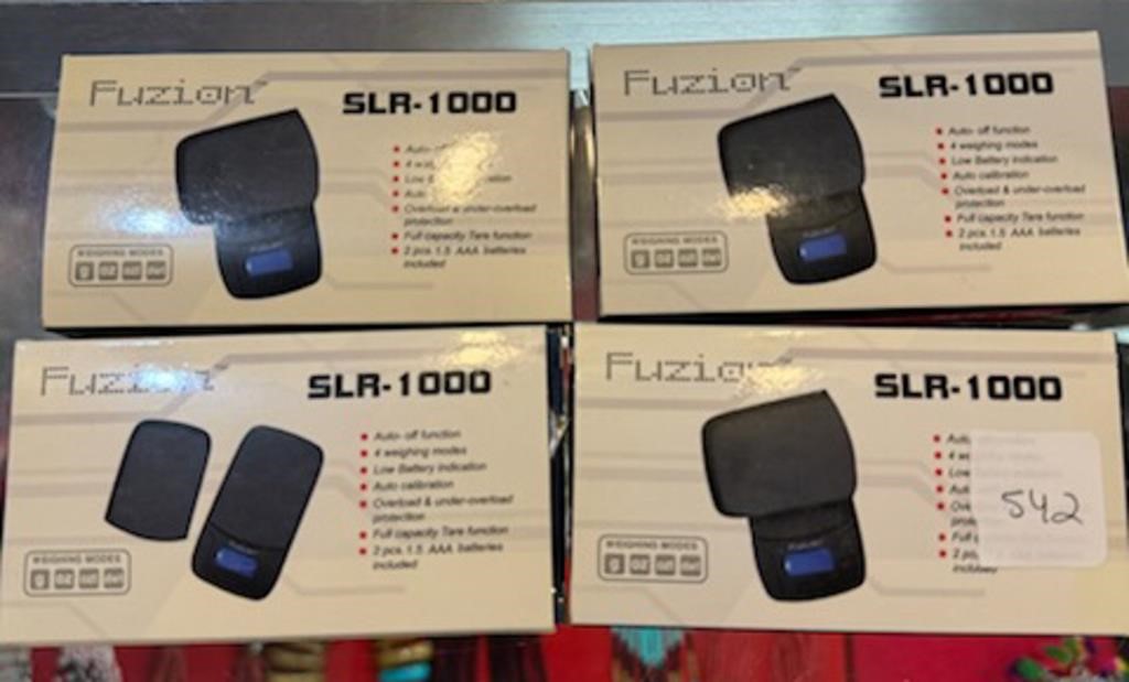 Lot of 4 Fuzion Digital Scales