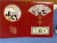 $2 Panda Federal Reserve Uncirculated note