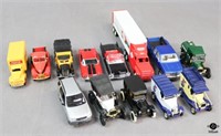 Metal & Resin Diecast Cars / 13 pc