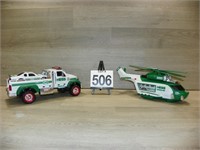 Hess Gasoline Truck Car & Helicopter