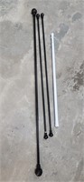 Assorted Curtain Rods/ Shower Rod