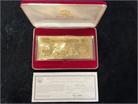 2006 $2 Gold Leaf Certificate in Velvet Box w/ COA