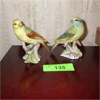 VINTAGE DRESDEN BIRD FIGURINES