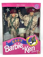 1992 Army Barbie and Ken Deluxe Set in Original