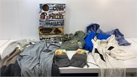 Men’s XL Shirts, Sweat Pants, Scarfs and NFL