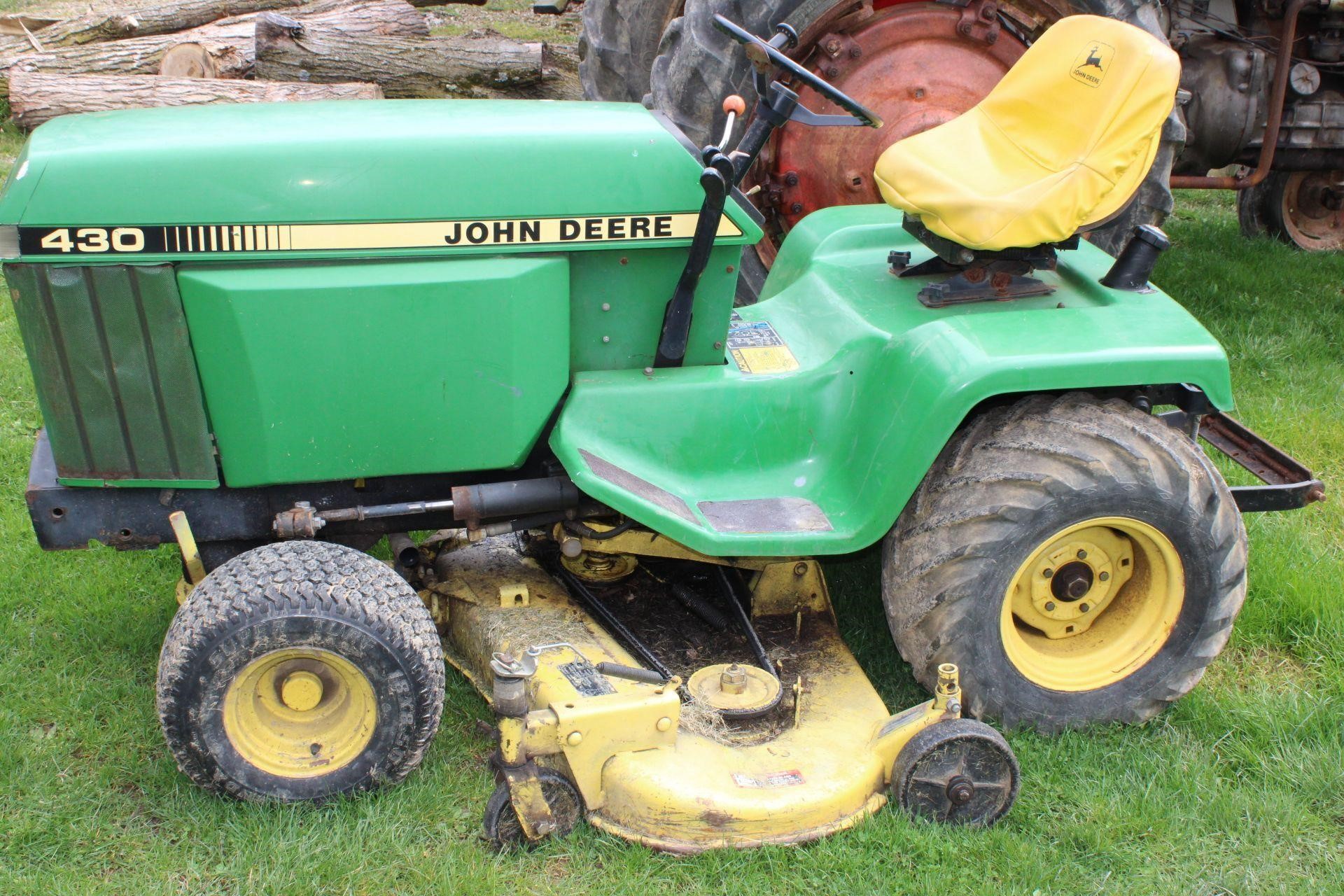 JOHN DEERE 430 DIESEL 60 INCH DECK 2484 HOURS