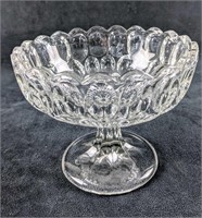 Vintage Pressed Glass Serving Bowl