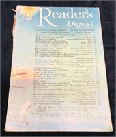 Vintage Copy Of Reader's Digest October 1954 Vo.65