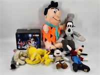 FLINTSTONE, DISNEY, WOODSTOCK PLUSH