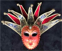 Authentic Hand Painted Venetian Mask From Machera