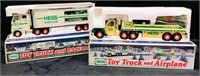 Two Vintage Hess Toys Toy Truck & Racecars 2003 +