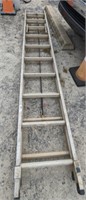 WERNER ALUMINUM EXTENSION LADDER