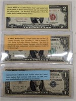 SILVER CERTIFICATE, BAR NOTE, $2 DOLLAR NOTE
