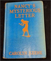 Nancy Drew #8 "Nancy's Mysterious Letter" 1932 Dus