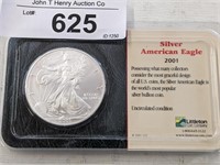 2001 AMERICAN SILVER EAGLE