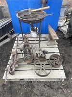 Quantity of blacksmithing tools including