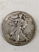 1945 WALKING LIBERTY HALF DOLLAR