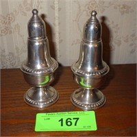 VINTAGE EMPIRE STERLING SALT & PEPPER SHAKERS>>>