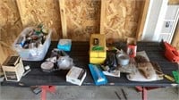 Tool box, Duct Tape, Misc, Gloves, Brushes, Etc