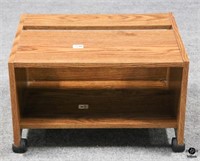 Sauder Woodworking Small Rolling Console