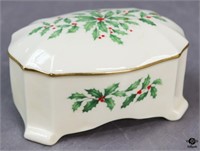 Lenox "Holiday" Porcelain Music Box