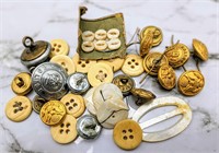 Collection of Police * Military Buttons