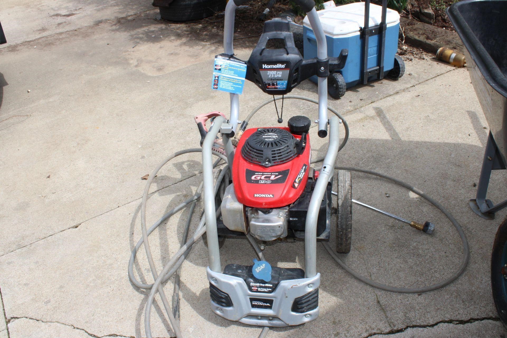 HOMELITE 3100 PRESSURE WASHER