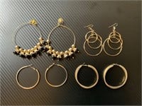 Vintage Costume Jewelry, Earrings (i)