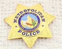 METROPOLITAN POLICE BADGE LAS VEGAS