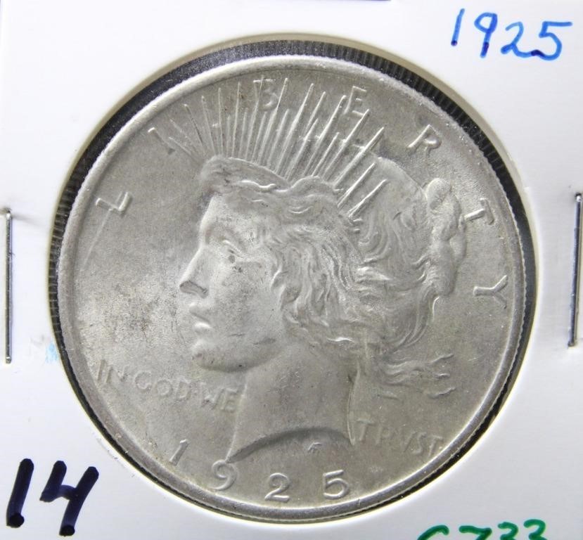 1925 PEACE DOLLAR COIN