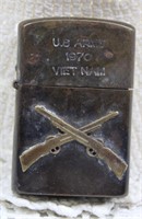 1970 BRASS U.S. ARMY ZIPPO LIGHTER