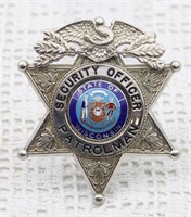 SECURITY OFFICER PATROLMAN BADGE