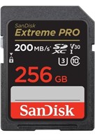 SanDisk 256GB Extreme PRO SDXC UHS-I Memory Card