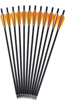 NEW-$60 Carbon Crossbow Arrows 23" 12PCs