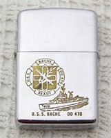 1967 U.S.S. BACHE DD 470 ZIPPO LIGHTER