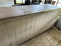 Antique store counter