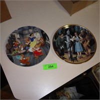 WIZARD OF OZ & SNOW WHITE COLLECTOR PLATES