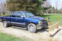 2000 CHEVY Z71 4X4 LT EXT. CAB 181K MILES W/PLOW