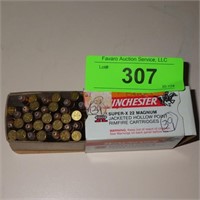 (39) WINCHESTER SUPER X 22 MAGNUM CARTRIDGES