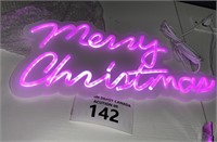 Merry Christmas Neon Sign