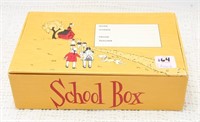 SCHOOL BOX OF PENS & PENCILS