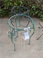 2 IRON PLANT STANDS