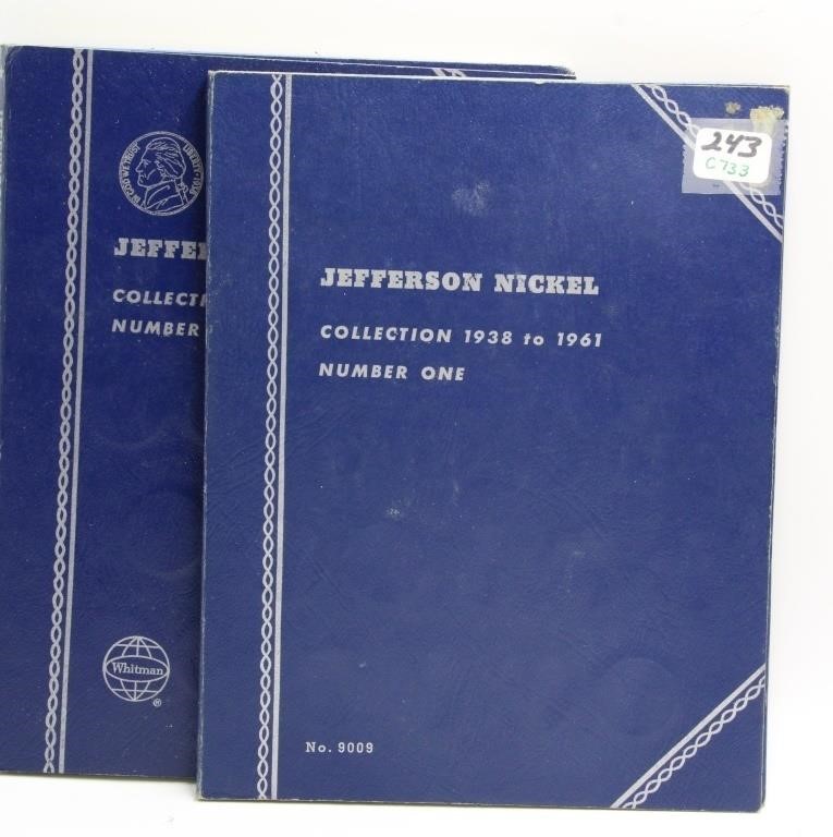JEFFERSON NICKEL COLLECTION BOOKS 1 & 2